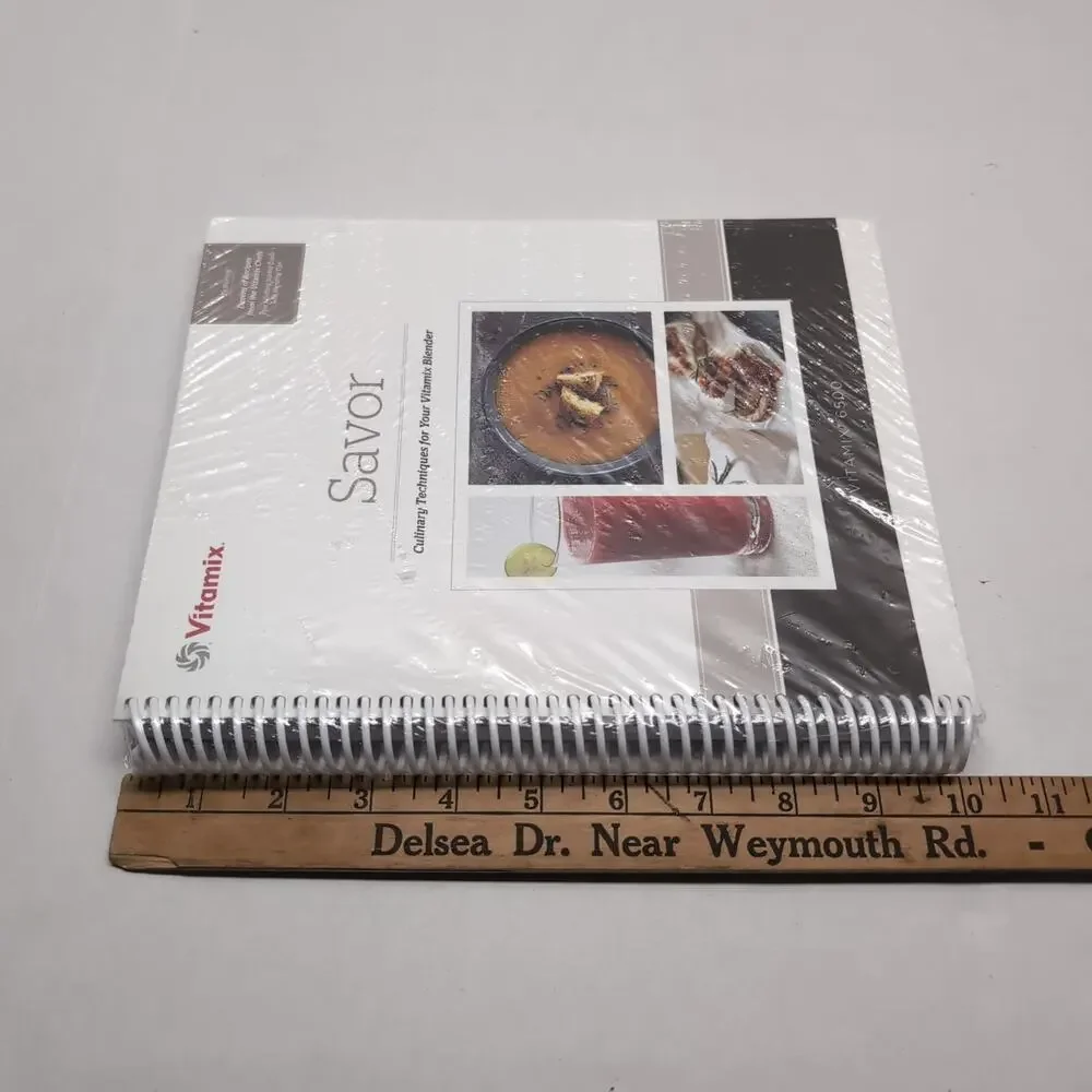 Vitamix Savor Cookbook and‎ 6500 Owners Manual Culinary Techniques Blender